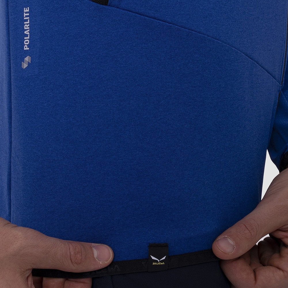 Mikina SALEWA Agner Hybrid Polarlite Durastretch M Electric Melange - Technické mikiny - 8