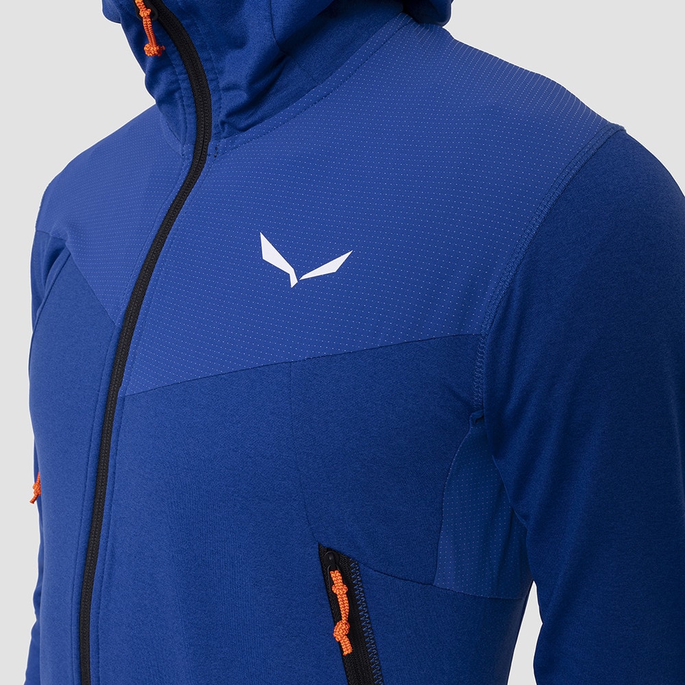 Mikina SALEWA Agner Hybrid Polarlite Durastretch M Electric Melange - Technické mikiny - 7