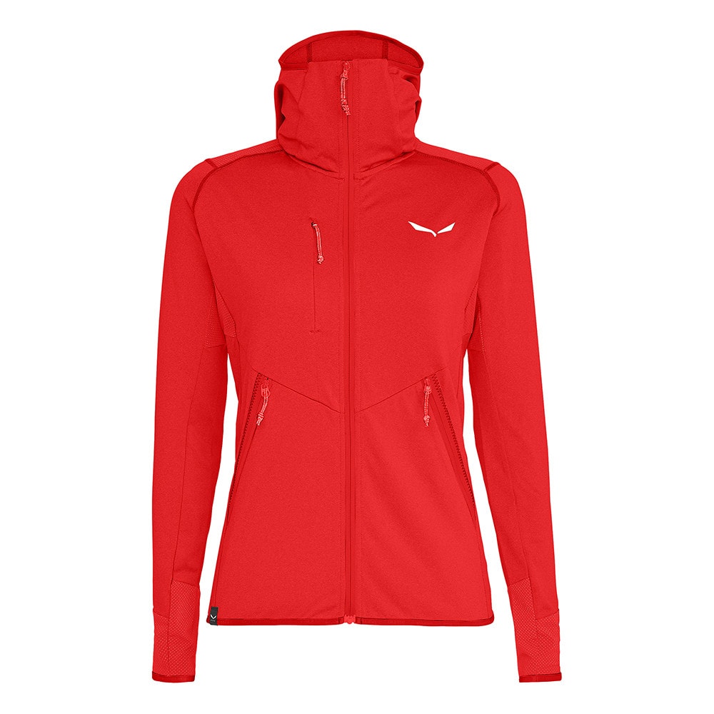 Mikina SALEWA Agner Hybrid Polarlite Durastretch W Flame Melange - Mikiny s kapucňou - 3