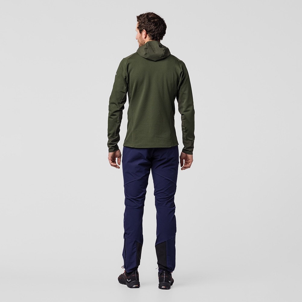 Mikina SALEWA Agner Polarlite M Dark Olive - Technické mikiny - 7