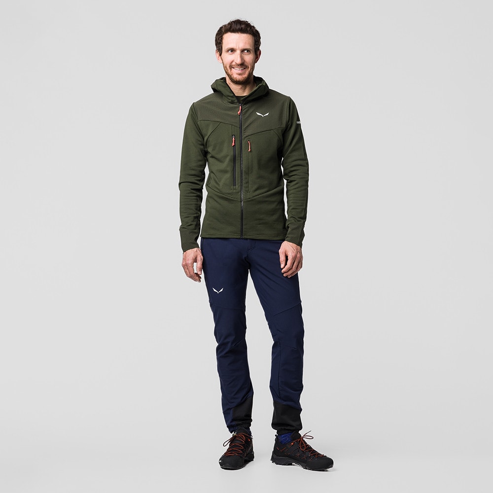 Mikina SALEWA Agner Polarlite M Dark Olive - Technické mikiny - 6