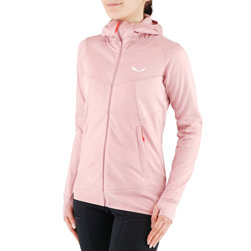 Mikina SALEWA Puez Hybrid Polarlite Zephyr Melange - Mikiny s kapucňou - 1