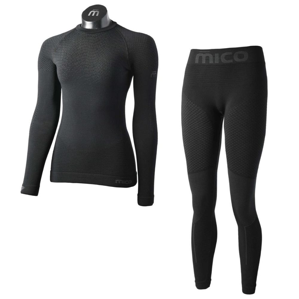 Dámsky termo komplet MICO W Superthermo Primaloft Skintech Black - Športové termoprádlo - 1