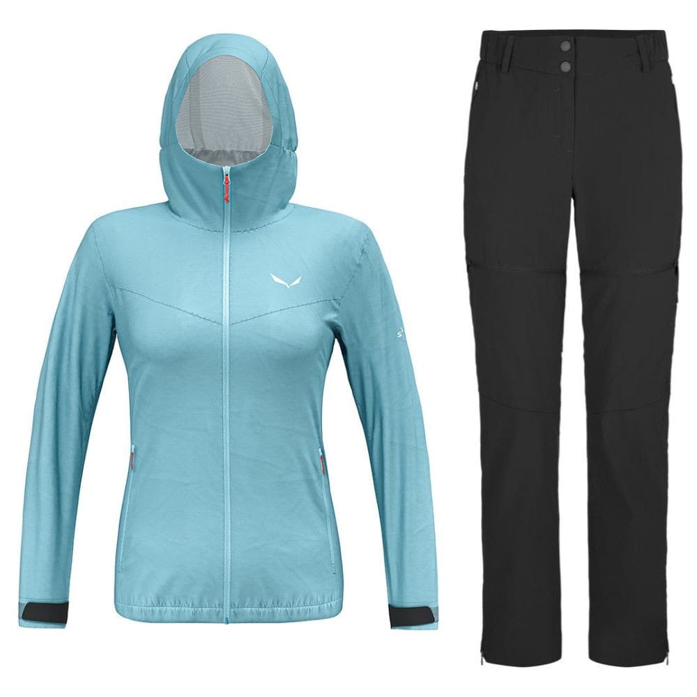 Komplet SALEWA Puez 2,5L Air Blue & SALEWA  Talvena 2 Black