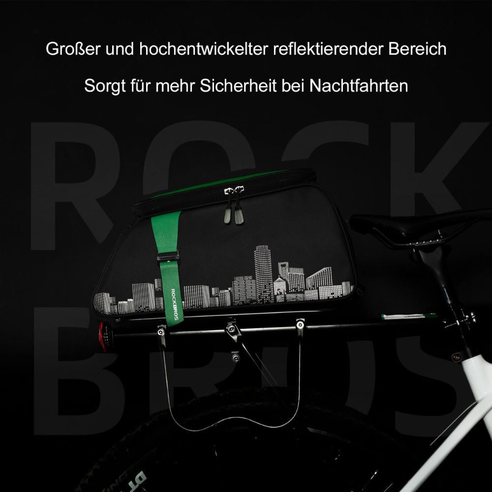 Taška na nosič ROCKBROS 9 L s pláštenkou proti dažďu - Cyklo tašky - 7