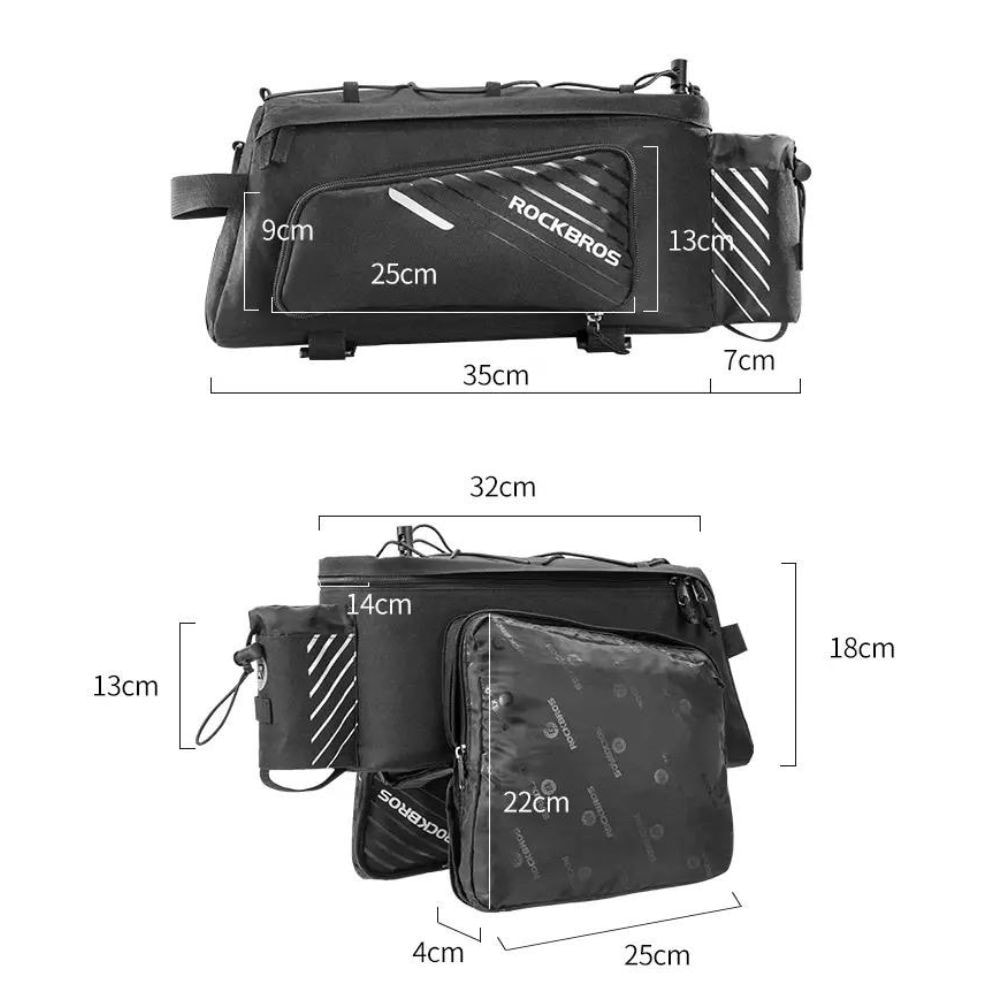 Skladacia taška na nosič ROCKBROS CycleBag - Cyklo tašky - 2