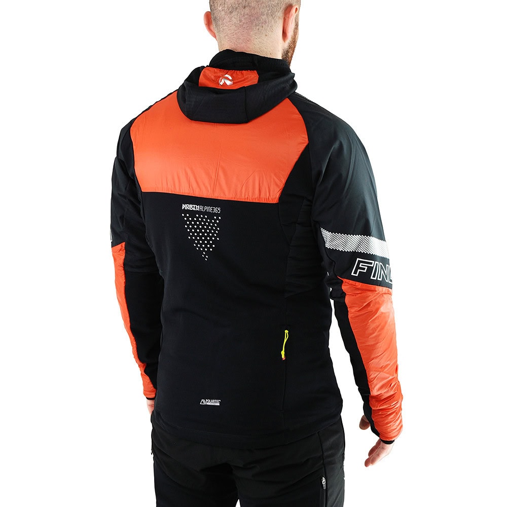 Skialpová bunda NORTHFINDER Solisko Polartec Alpha direct Black/Orange - Bundy na bežky a skialp - 2