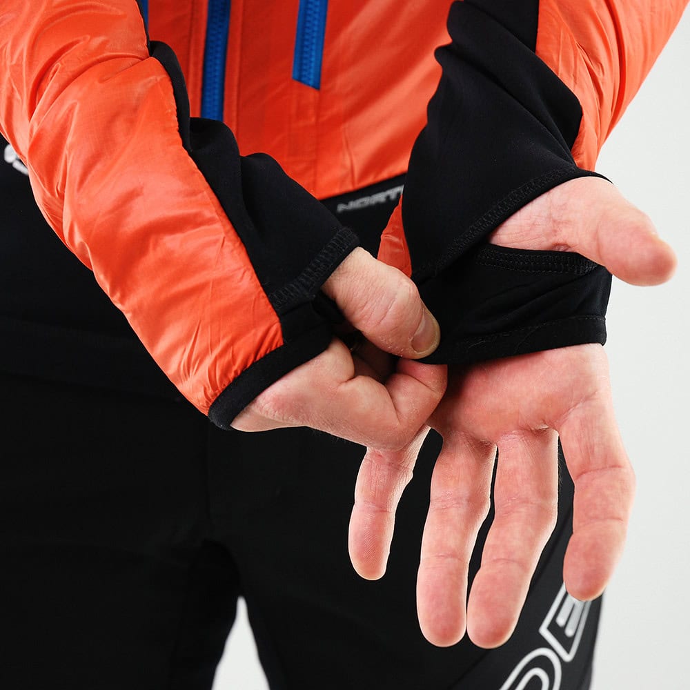 Skialpová bunda NORTHFINDER Solisko Polartec Alpha direct Black/Orange - Bundy na bežky a skialp - 3