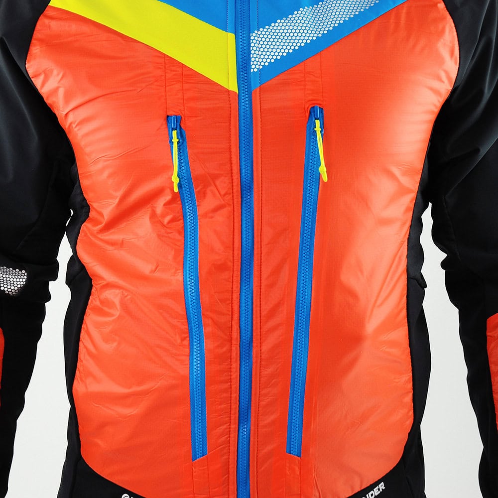 Skialpová bunda NORTHFINDER Solisko Polartec Alpha direct Black/Orange - Bundy na bežky a skialp - 4