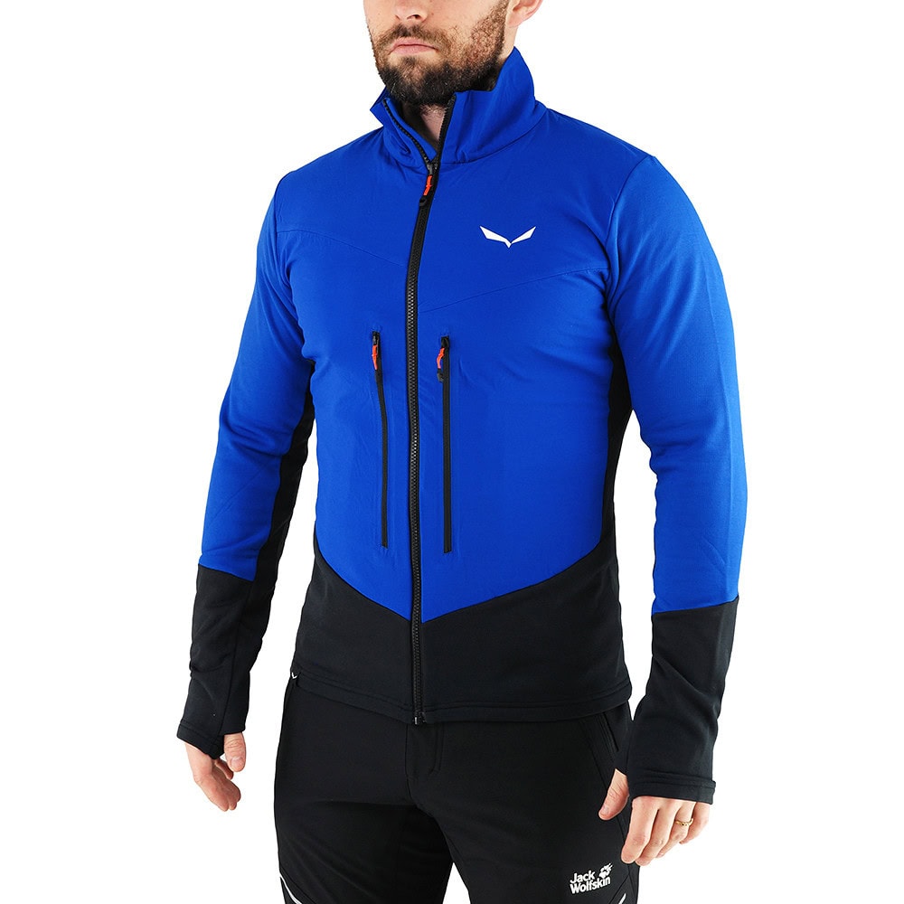 Mikina SALEWA Ortles Merino Blue - Technické mikiny - 1