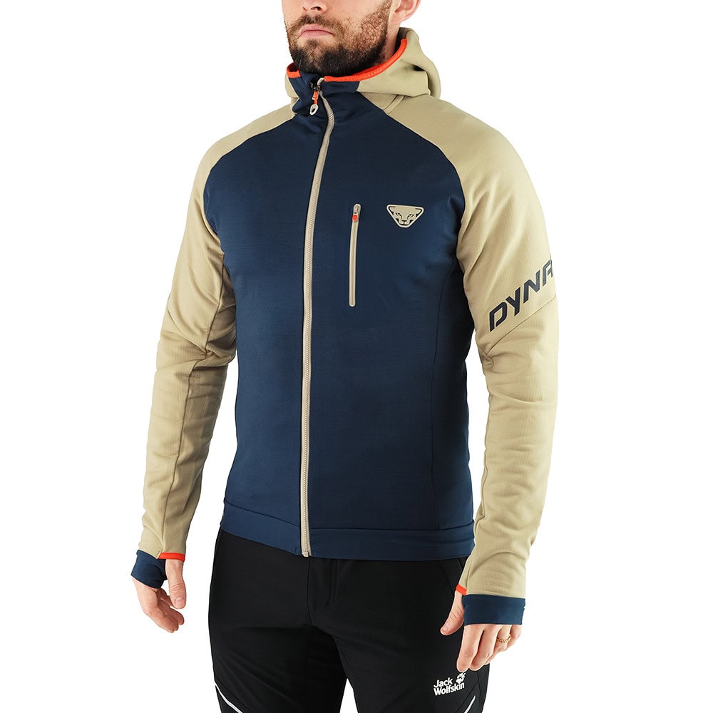 Mikina DYNAFIT Radical Polartec® Hooded Jacket M Rock Khaki - Technické mikiny - 1