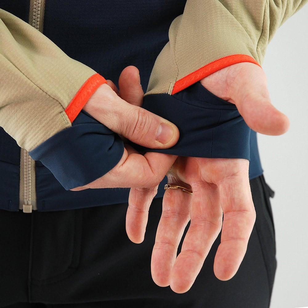 Mikina DYNAFIT Radical Polartec® Hooded Jacket M Rock Khaki - Technické mikiny - 4