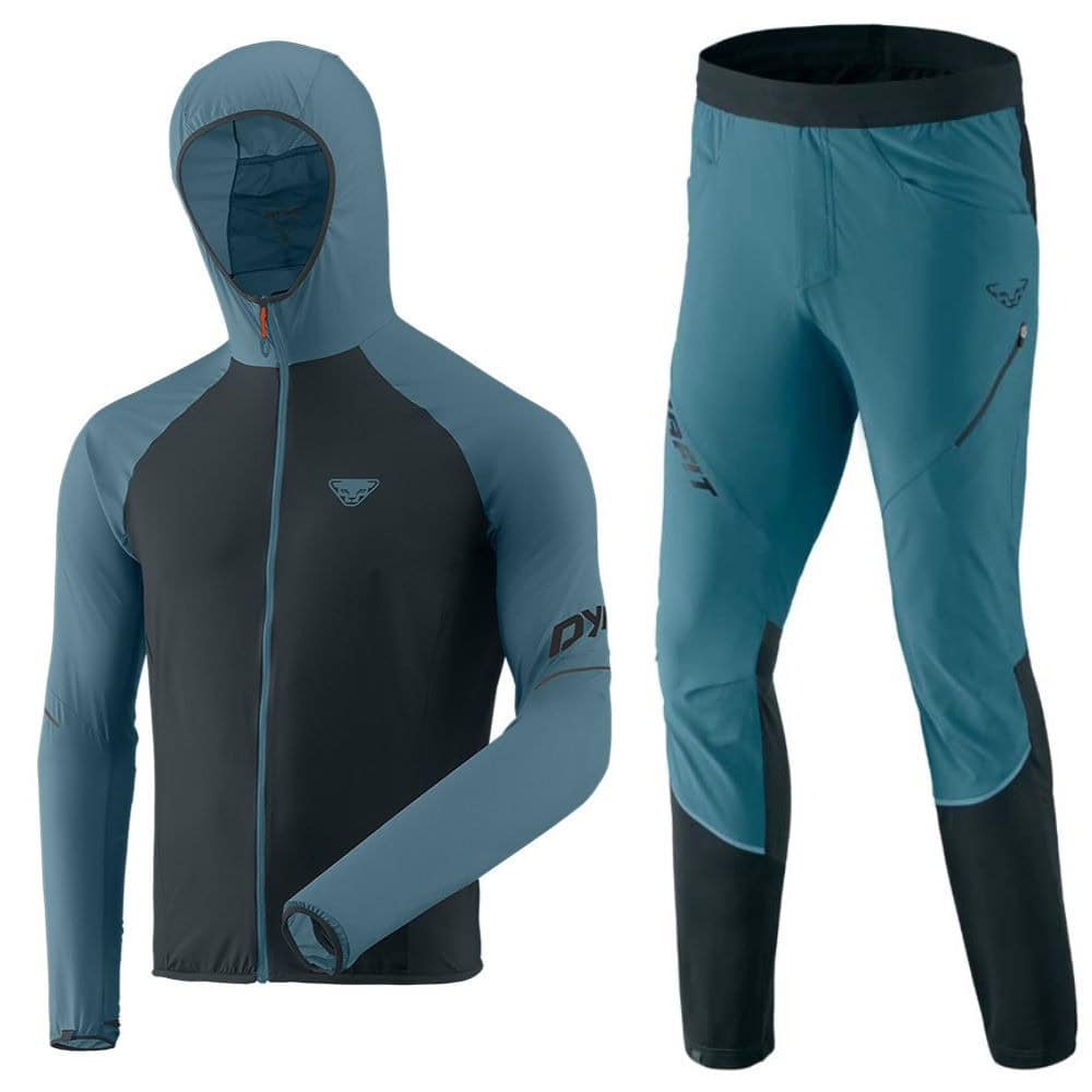 Komplet DYNAFIT Alpine Wind M Storm Blue & DYNAFIT Transalper Hybrid Storm Blue - SETY - Turistické oblečenie - 1
