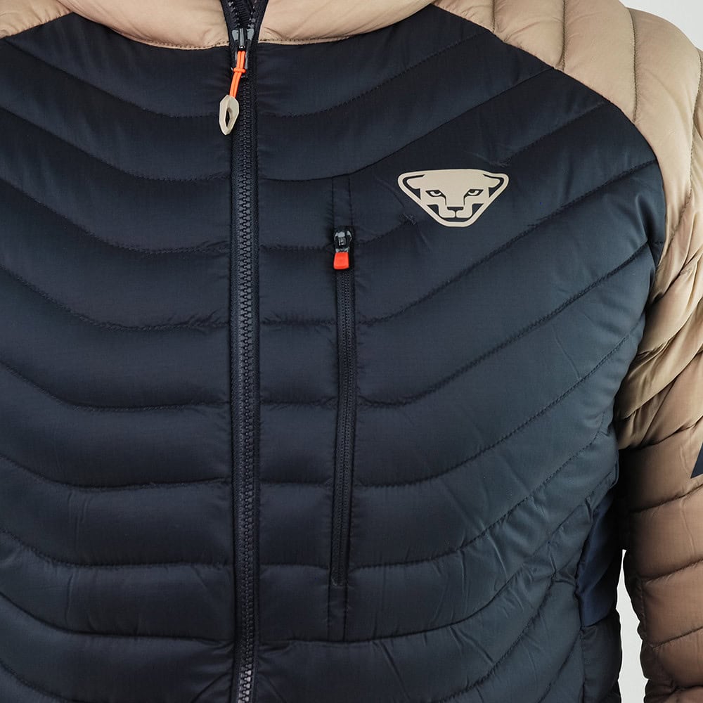 Bunda DYNAFIT Radical Down RDS Hooded Jacket M Rock Khaki - Bundy na bežky a skialp - 3