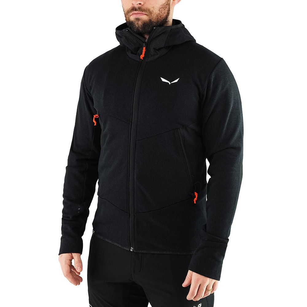 Bunda SALEWA Lavaredo Hemp M Hooded Jacket Black - Bundy & Vesty - 1