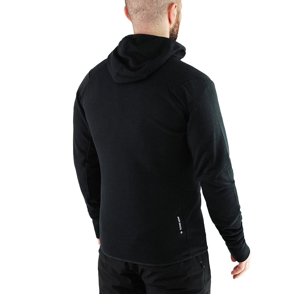 Bunda SALEWA Lavaredo Hemp M Hooded Jacket Black - Bundy & Vesty - 2