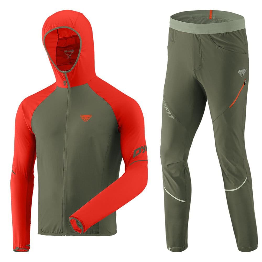 Komplet DYNAFIT Alpine Wind M Dawn & DYNAFIT Transalper Hybrid Thyme - SETY - Turistické oblečenie - 1