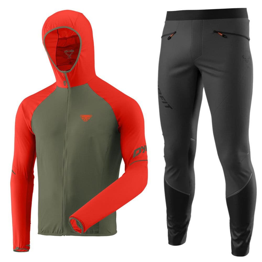 Komplet DYNAFIT Alpine Wind M Dawn & DYNAFIT Traverse DST M Magnet - SETY - Turistické oblečenie - 1