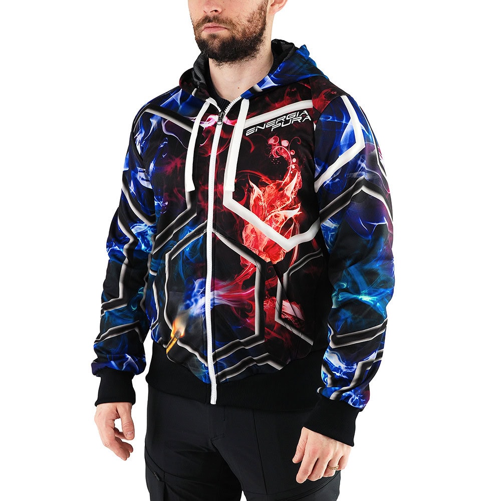 Mikina ENERGIAPURA ZIP Color SR - Mikiny s kapucňou - 1