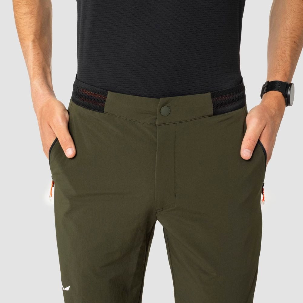 Nohavice SALEWA Pedroc 4 Durastretch Reg M Black - Turistické nohavice - 6