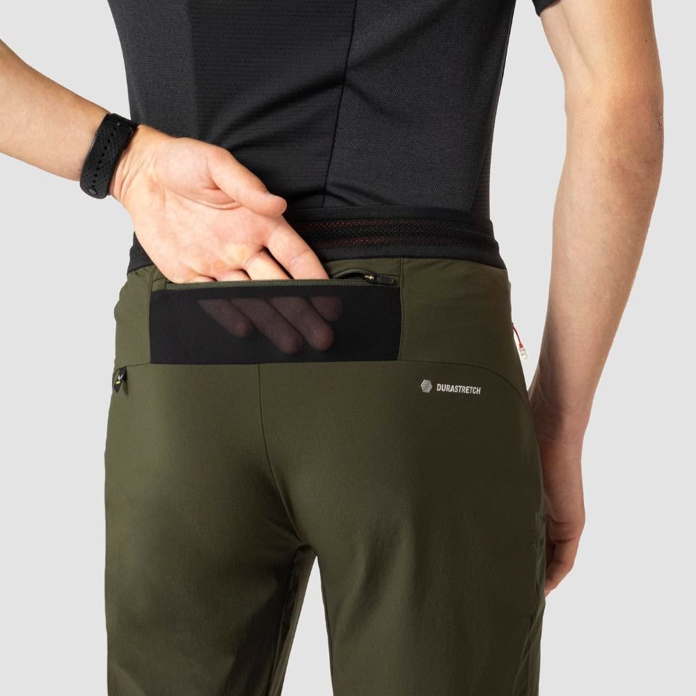 Nohavice SALEWA Pedroc 4 Durastretch Reg M Black - Turistické nohavice - 2