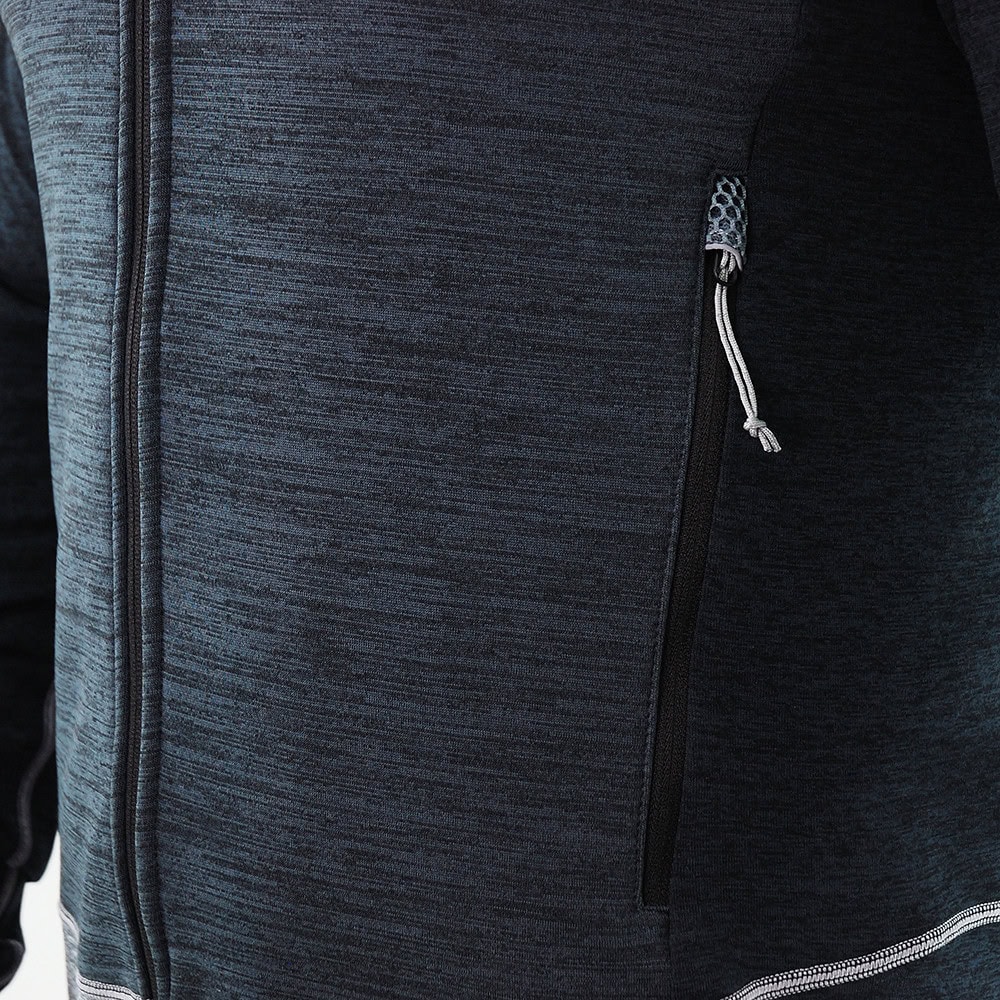Mikina CRAZY Pull Resolution Man Black - Technické mikiny - 3