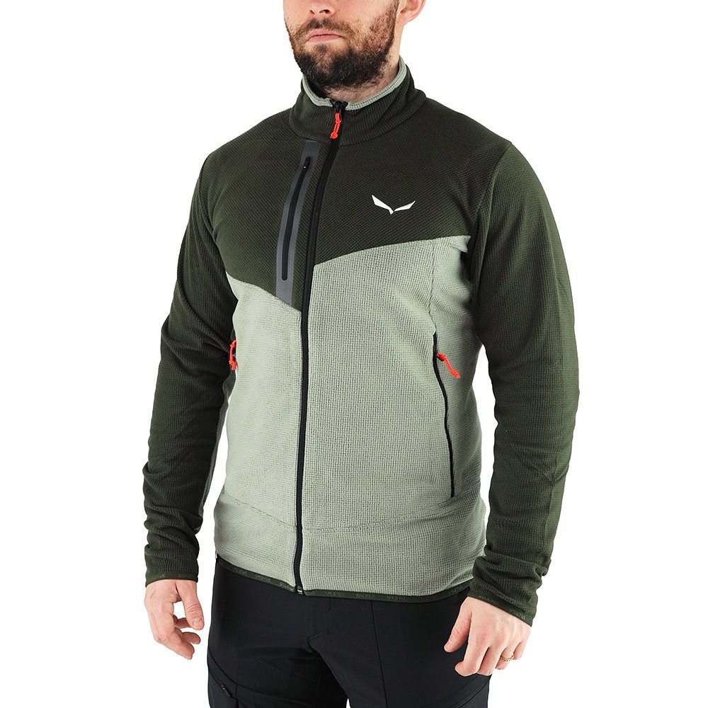 Mikina SALEWA Paganella Polarlite Fleece M Shadow - Technické mikiny - 1