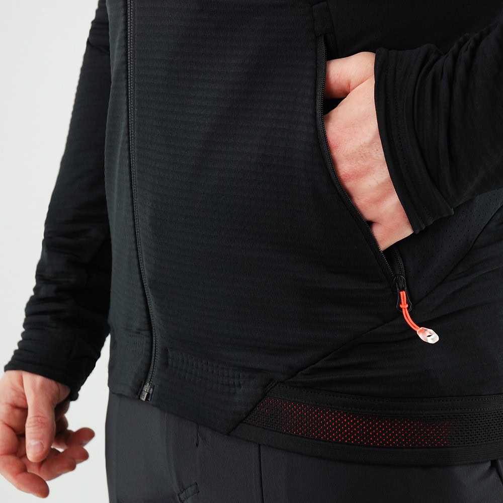 Mikina SALEWA Pedroc Polarlite Black - Technické mikiny - 3
