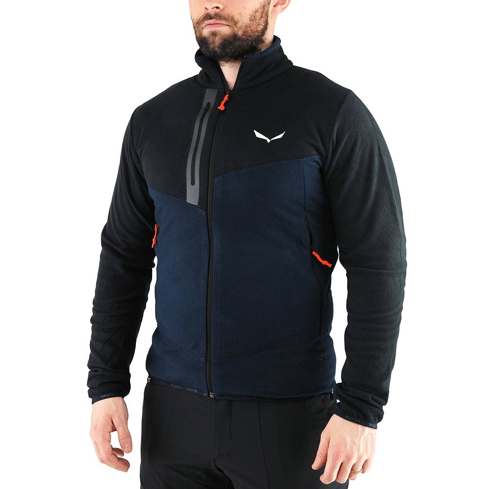 Mikina SALEWA Paganella PL M Black/Navy Blue - Technické mikiny - 1