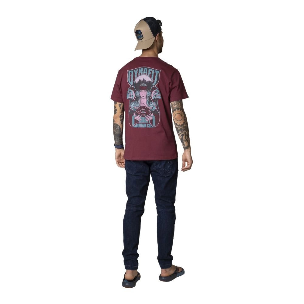 Tričko DYNAFIT X T. Menapace Burgundy - DYNAFIT - 4