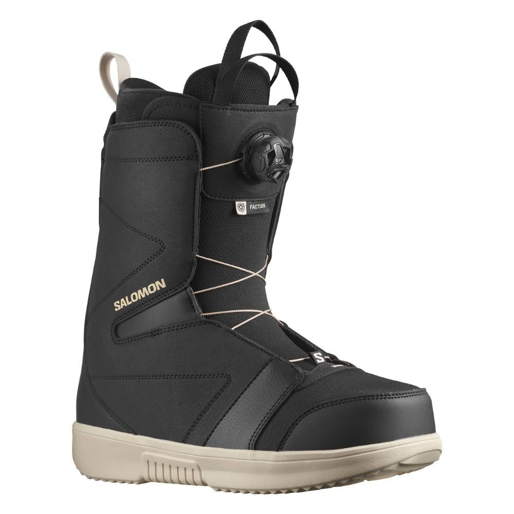 Snowboardová obuv SALOMON Faction Boa Black/Rainy - Pánska obuv - 1