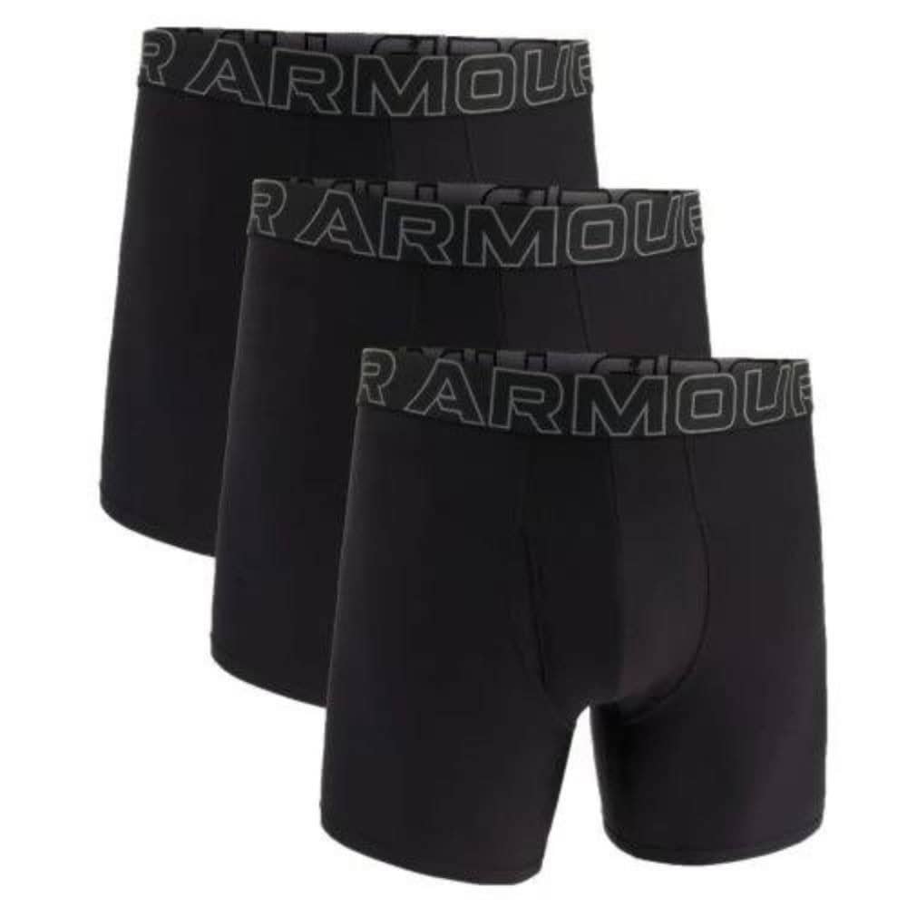 Boxerky UNDER ARMOUR Tech 6in 3 Pack Black - Spodná bielizeň - 1