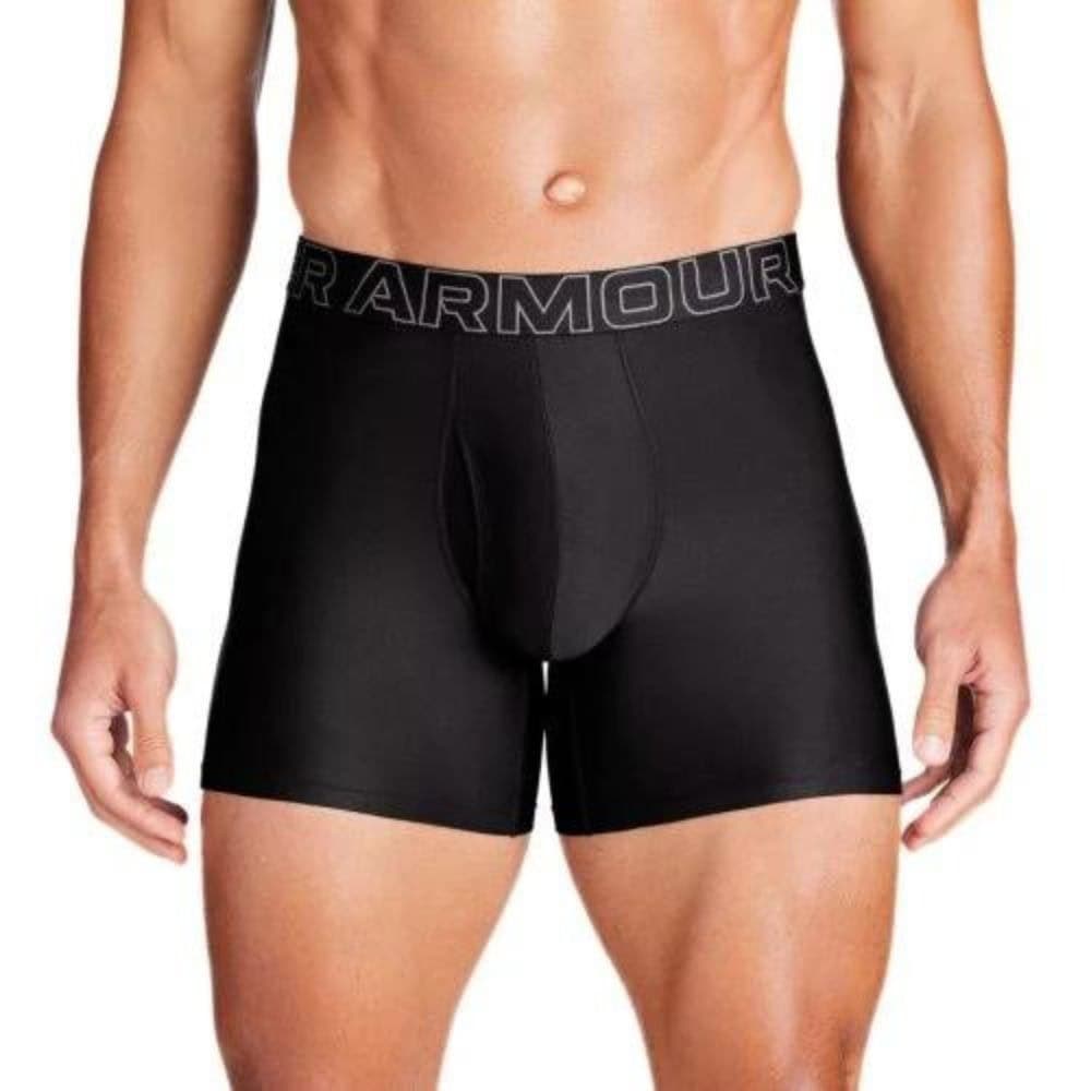 Boxerky UNDER ARMOUR Tech 6in 3 Pack Black - Spodná bielizeň - 2