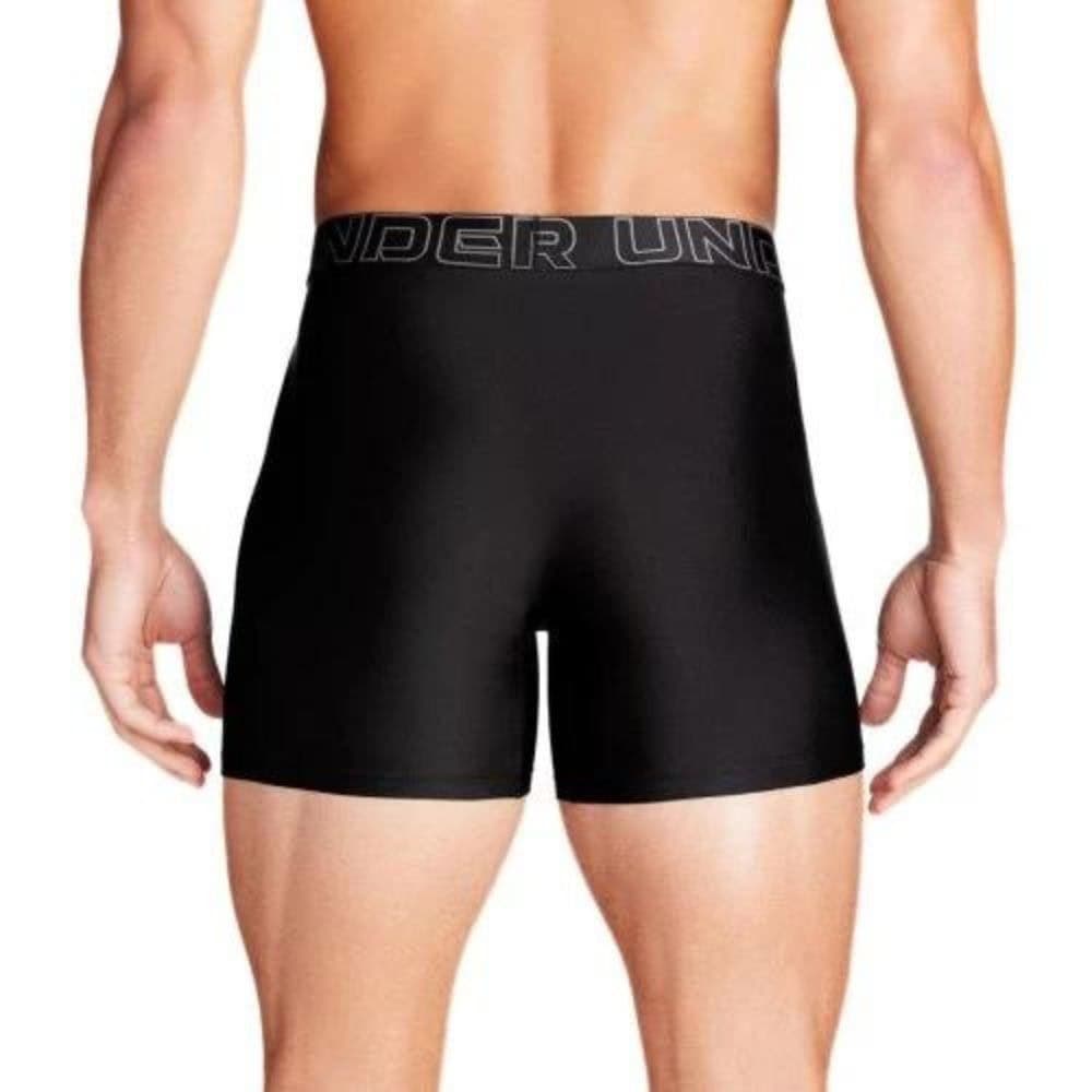 Boxerky UNDER ARMOUR Tech 6in 3 Pack Black - Spodná bielizeň - 3
