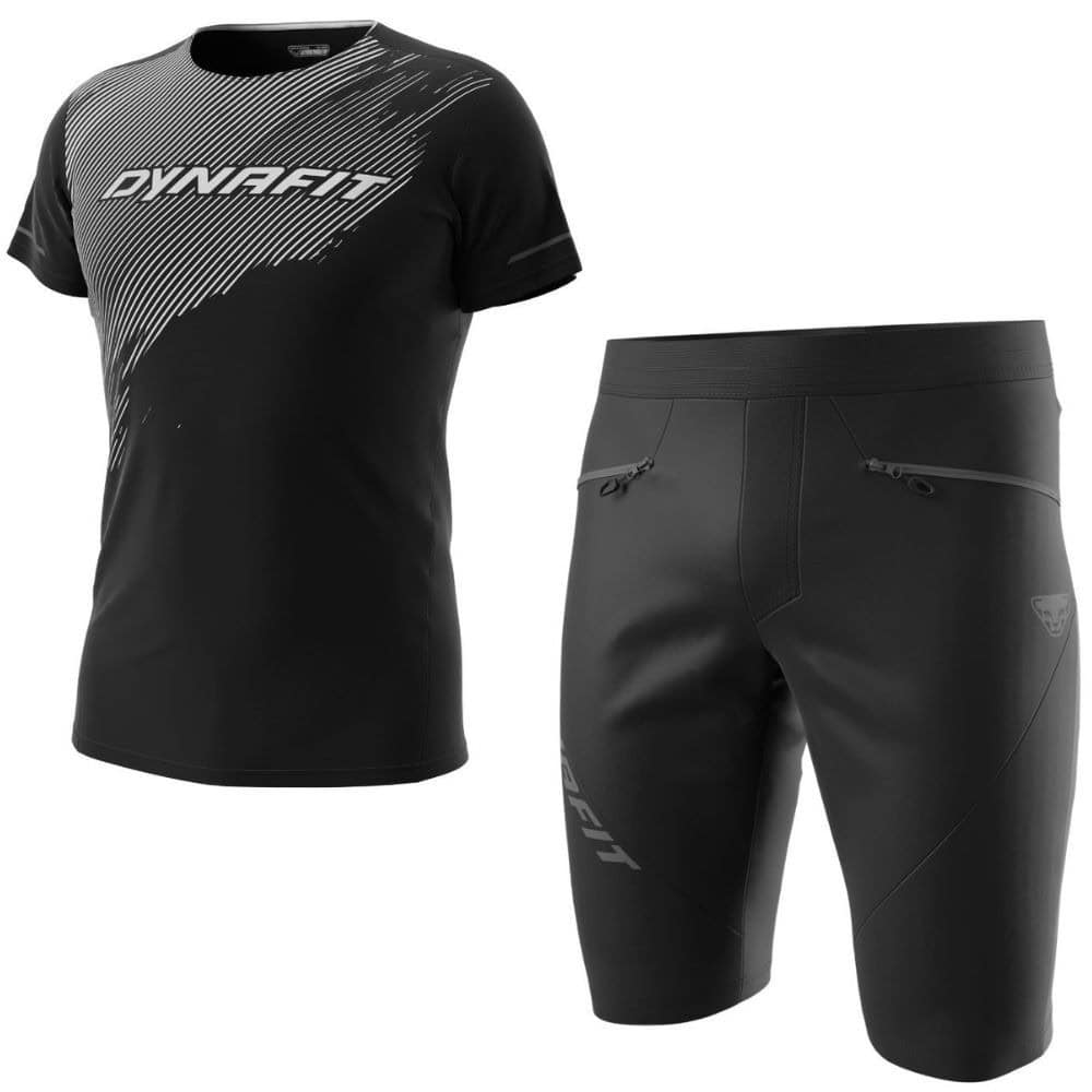 Komplet DYNAFIT Alpine Shirt M Black & DYNAFIT Traverse DST Black - OBLEČENIE - 1