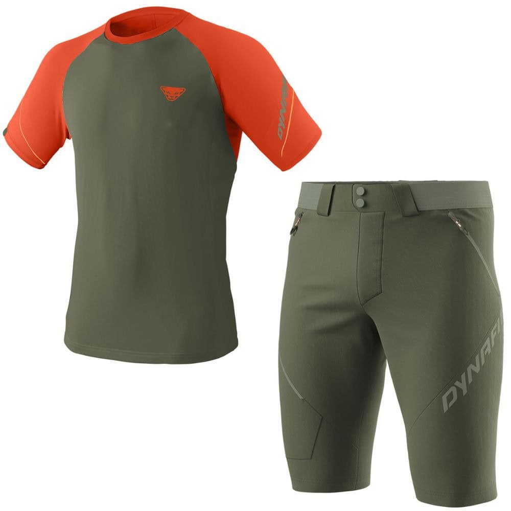 Komplet DYNAFIT Alpine Pro Short Sleeve M Thyme & DYNAFIT Transalper 4 DST M Thyme - DYNAFIT - 1
