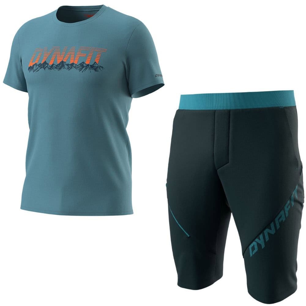Komplet DYNAFIT Graphic Cotton M Storm Blue & DYNAFIT 24/7 Blueberry - DYNAFIT - 1