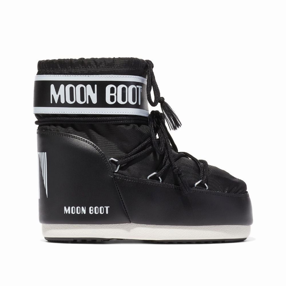 Snehule MOON BOOT Icon Low Nylon Black - Zimná obuv - 1