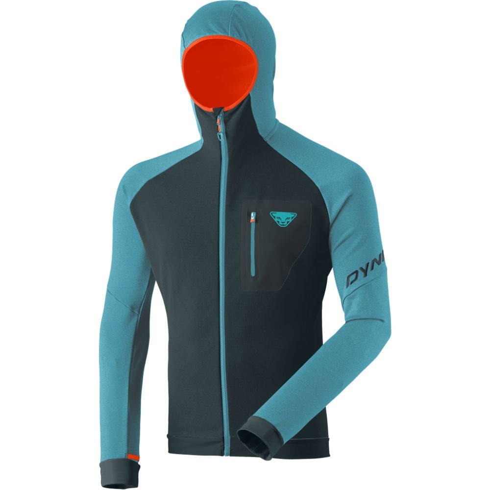 Mikina DYNAFIT Radical Polartec® Hooded Jacket M Storm Blue - Technické mikiny - 1