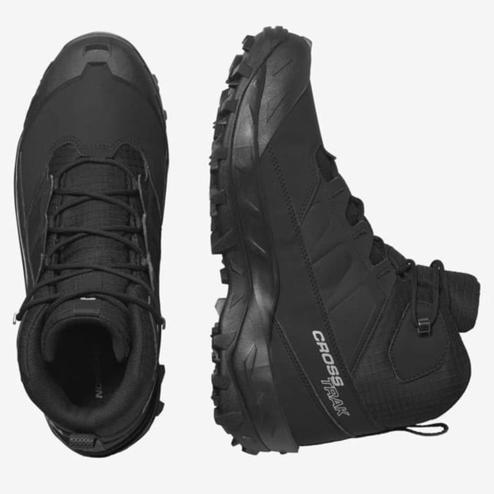 Obuv SALOMON Crosstrak WP Black - Zimná obuv - 4