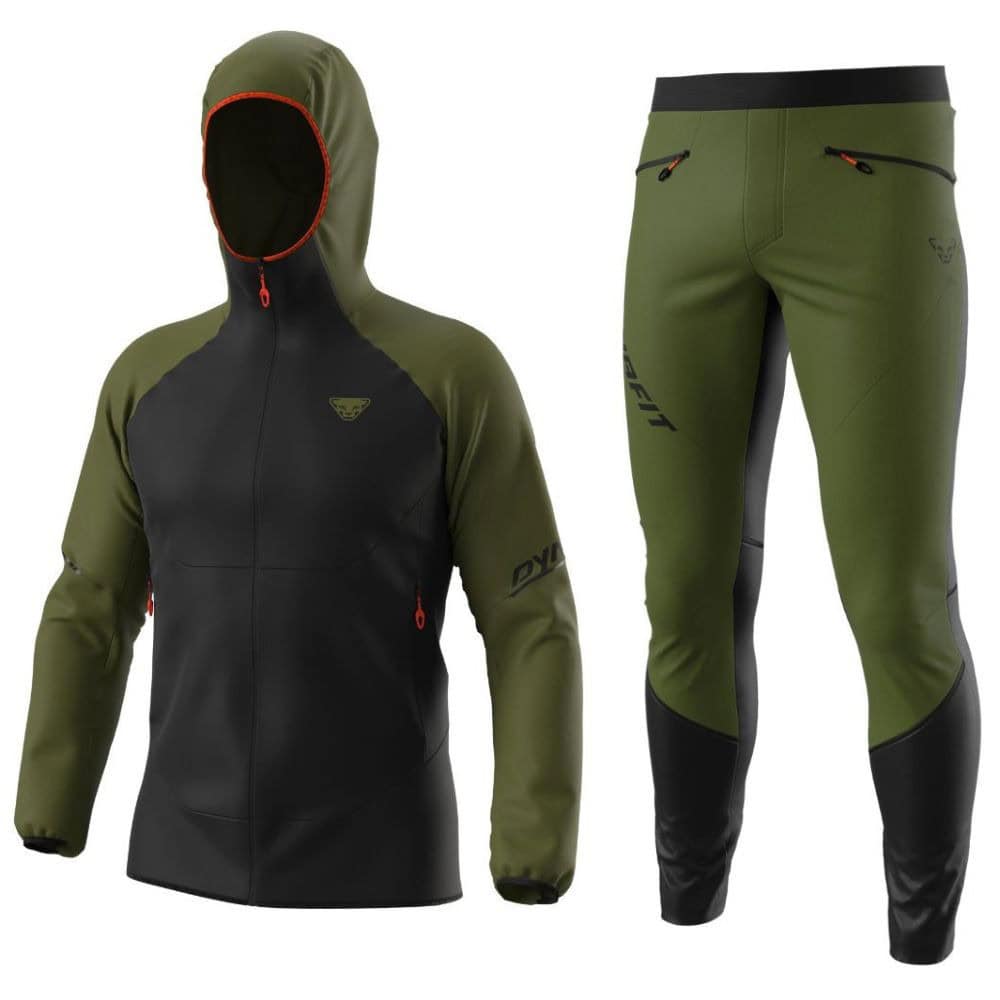 Komplet DYNAFIT Transalper DST M Winter Moss & DYNAFIT Traverse DST M Winter Moss - SETY - Turistické oblečenie - 1