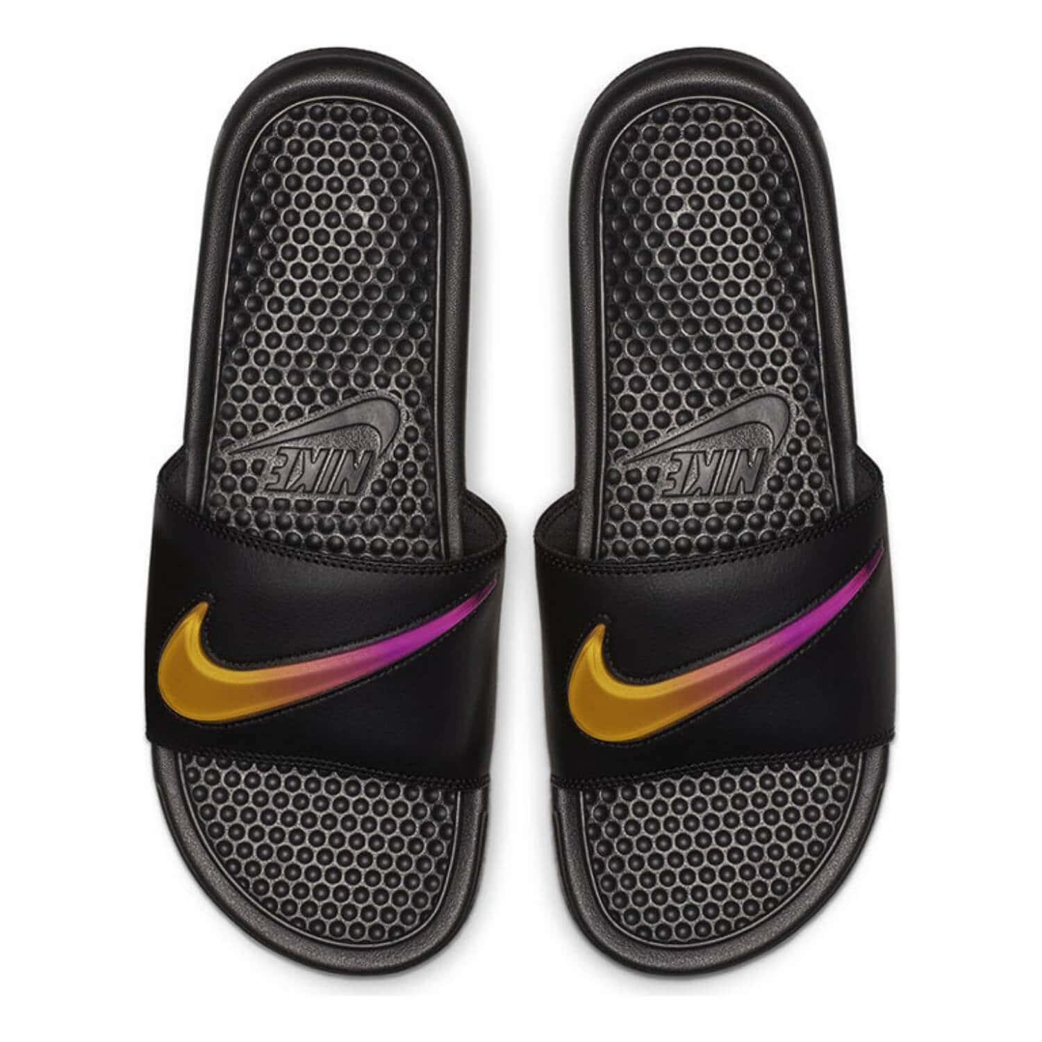 Šľapky NIKE Benassi JDI Black/Gold - Šľapky a sandále - 3