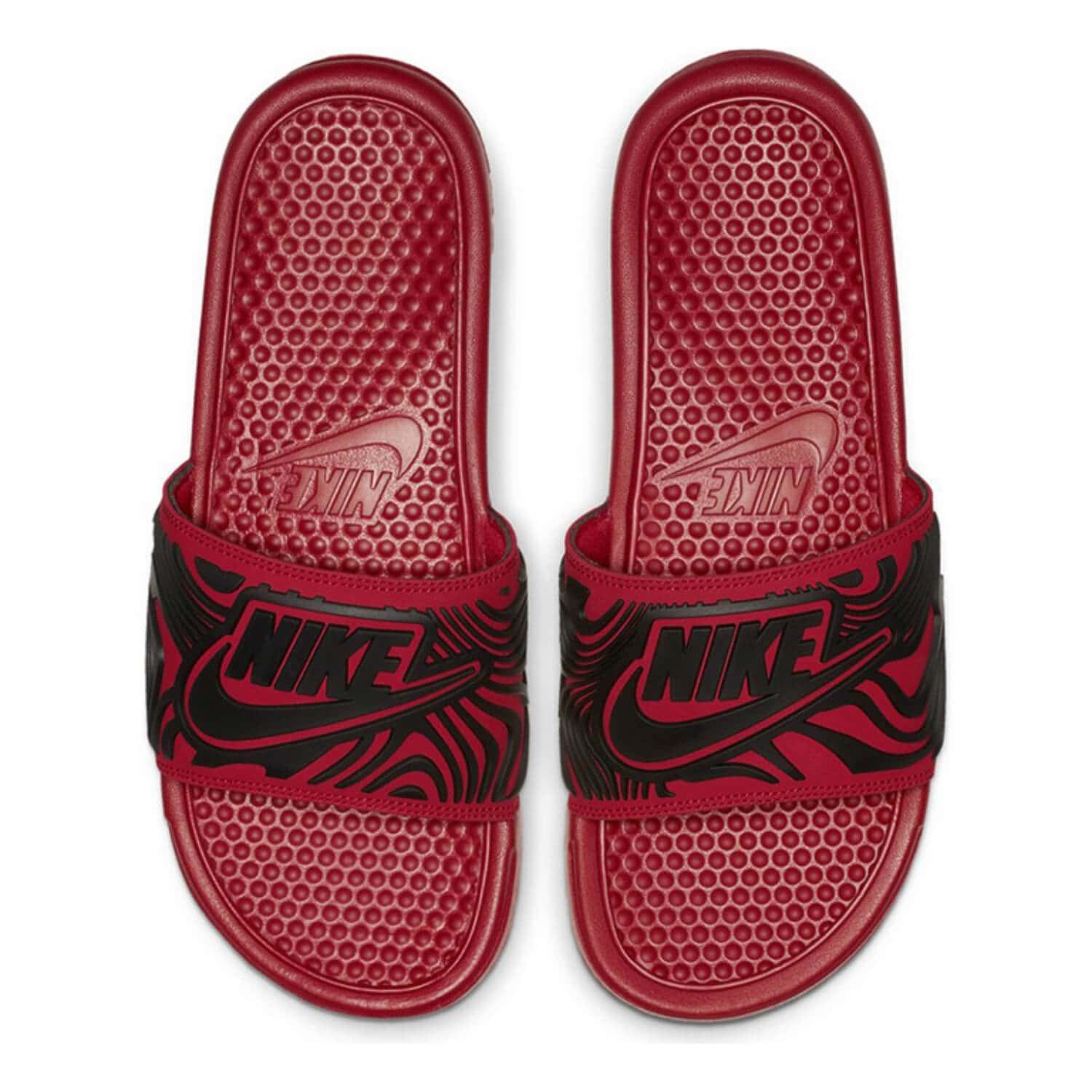 Šľapky NIKE Benassi JDI Gym Red - Šľapky a sandále - 2