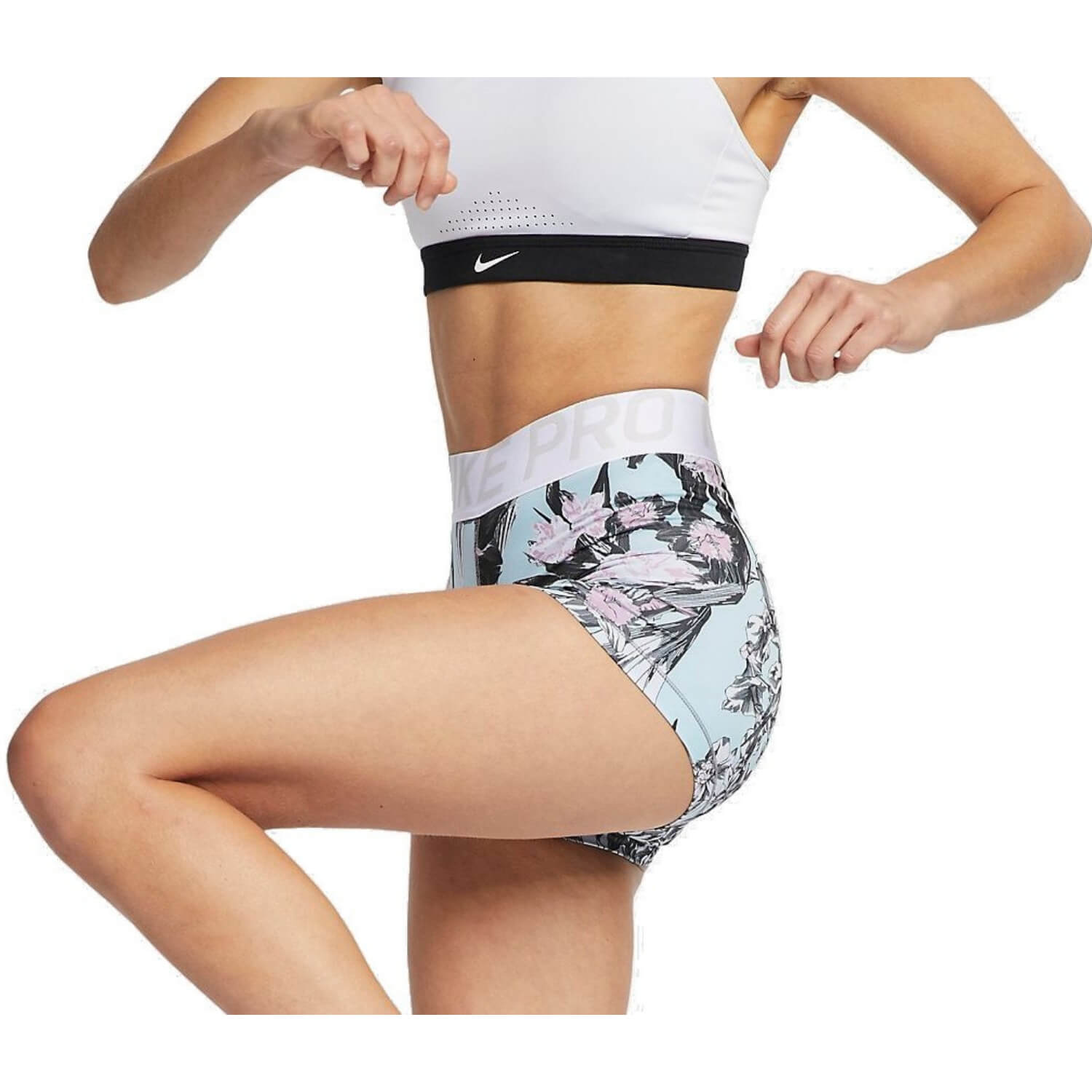 Kompresné šortky NIKE Hyp 3In White - Dámske oblečenie - 3