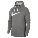 NIKE PO Swoosh Dk Grey Heather/White