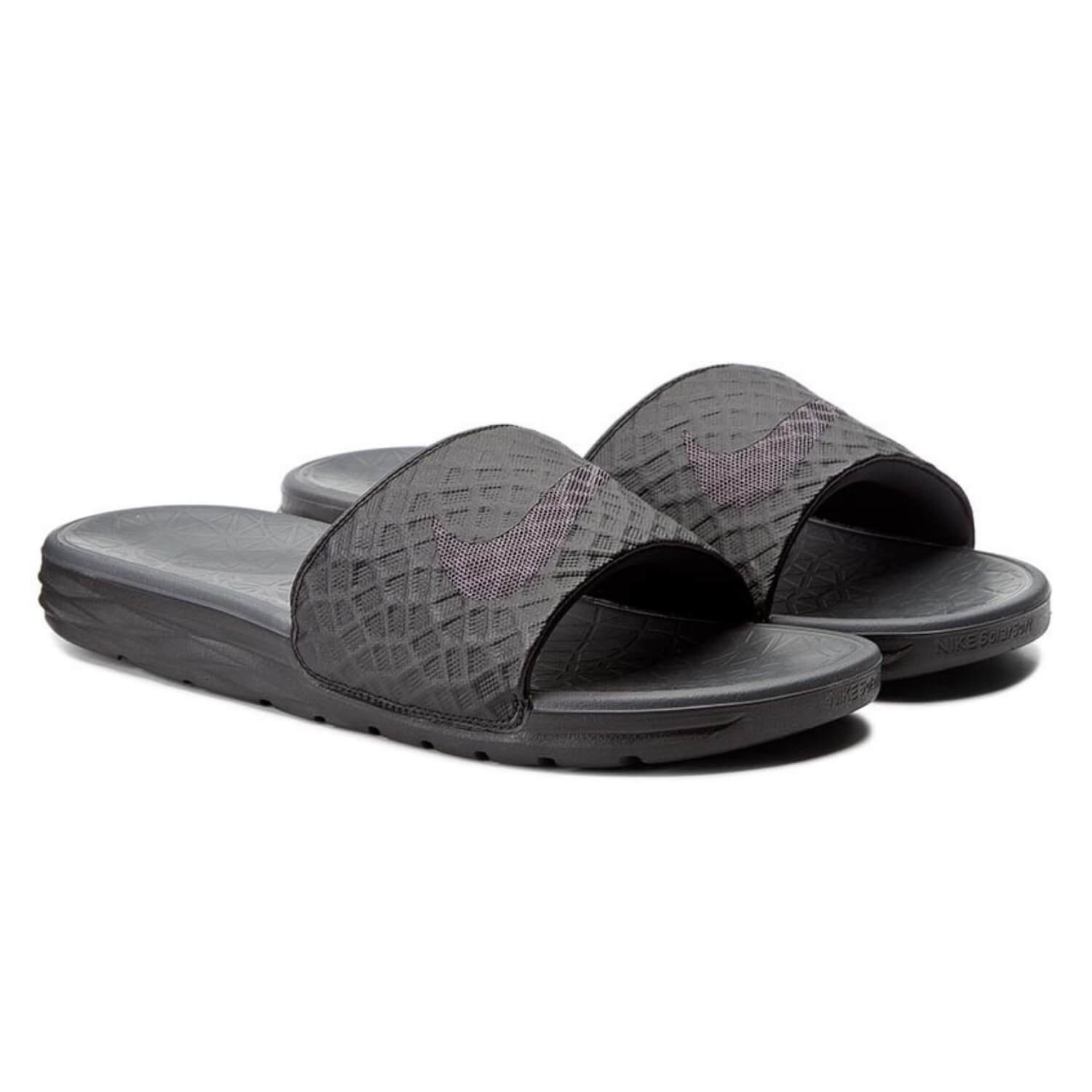 Šľapky NIKE Benassi Solarsoft Slide 2 Black - Šľapky a sandále - 6