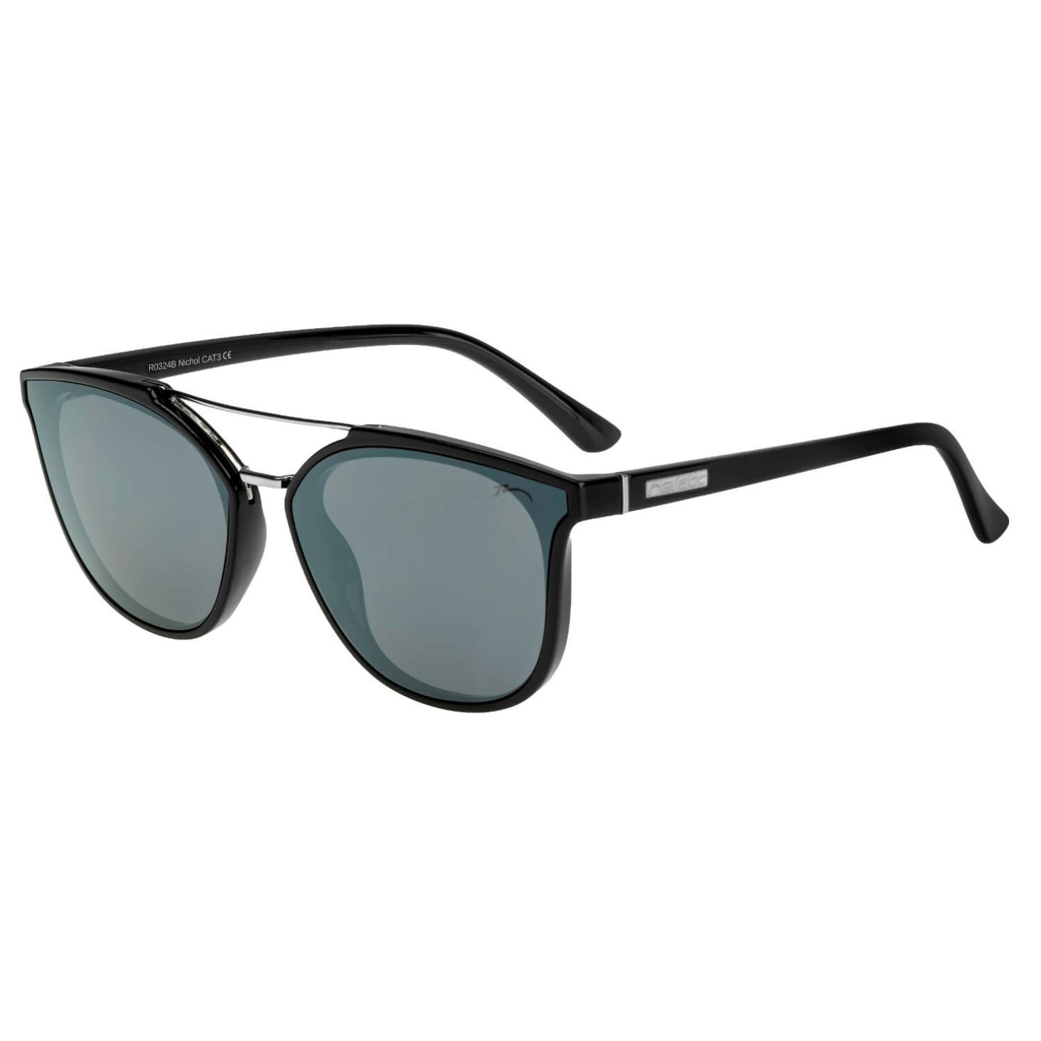 Slnečné okuliare RELAX Nichol Shiny Black/Cloud Grey - Slnečné okuliare - 1