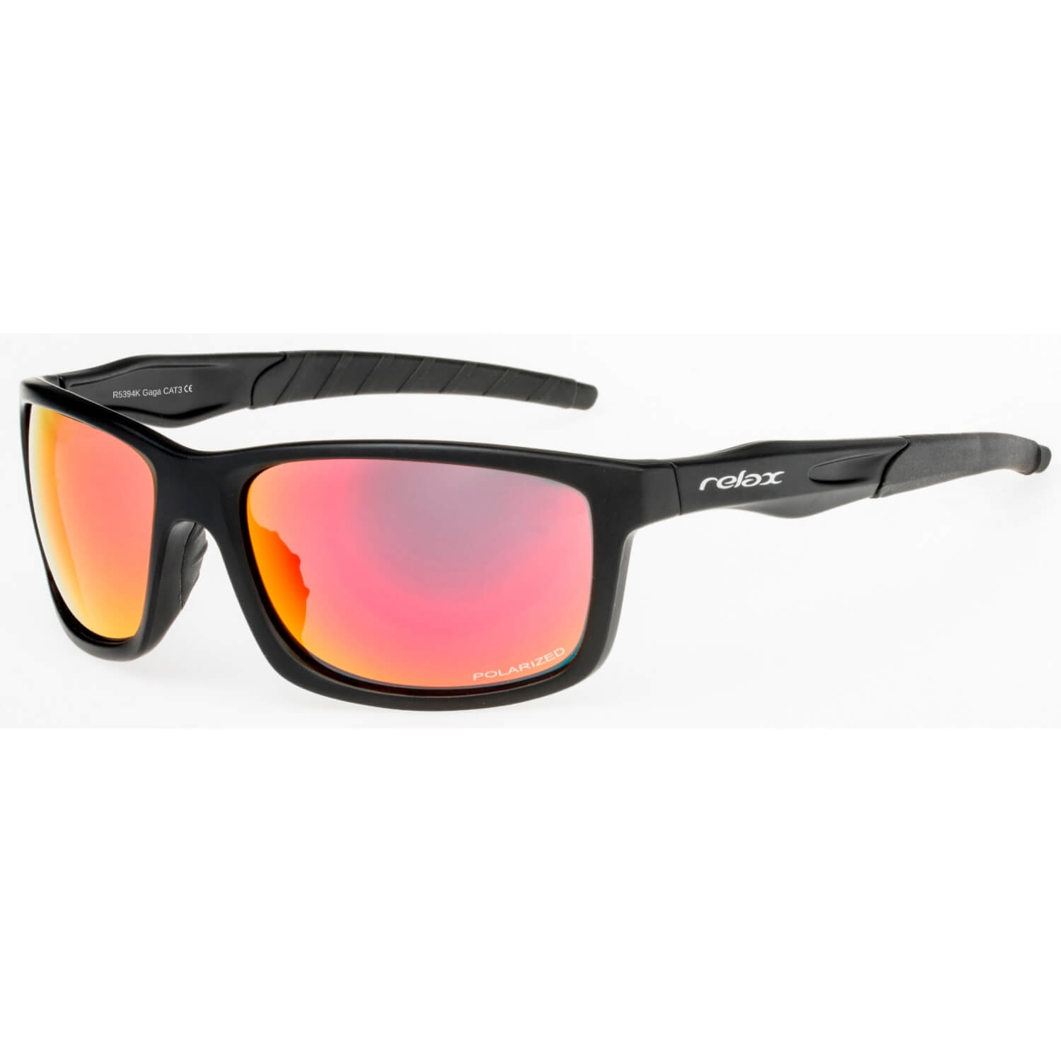 Slnečné okuliare RELAX Gaga Matt Black/Grey/Inferno Platinum - Slnečné okuliare - 1