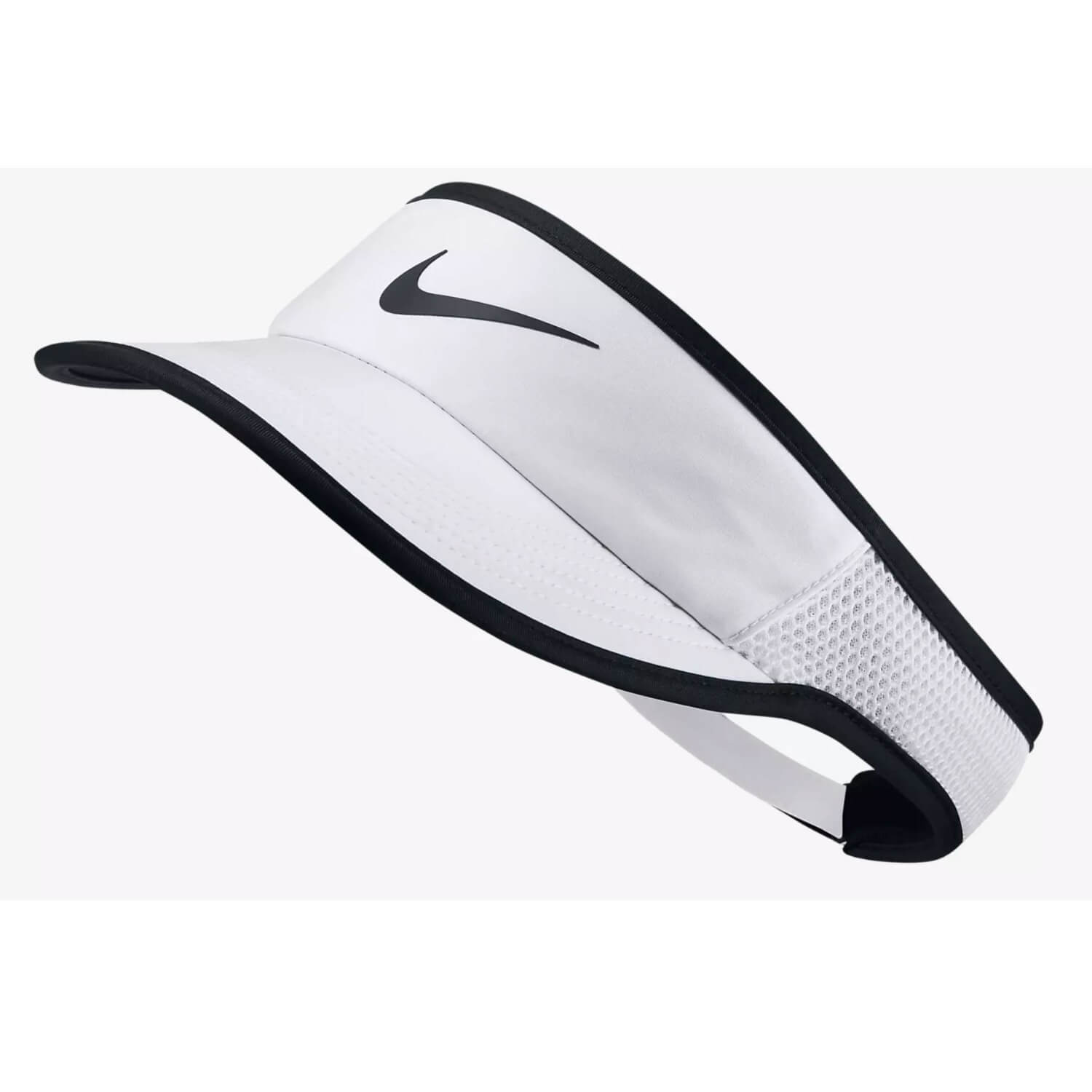 Tenisový šilt NIKE Aerobill Fthrlt Visor Adj White/Black - Šiltovky - 1