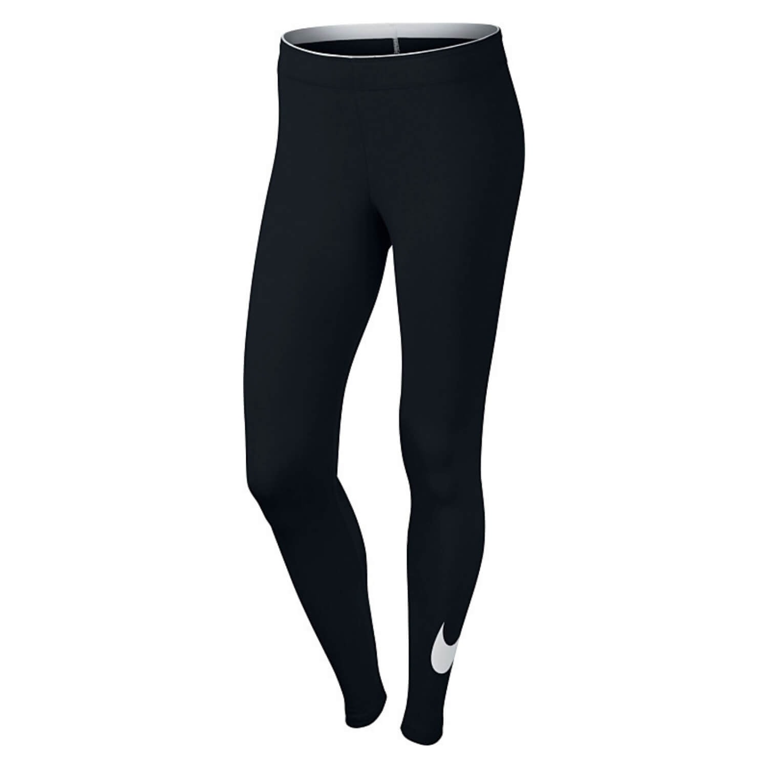 Legíny NIKE Lggng Club Logo 2 Black/White - Legíny - 4